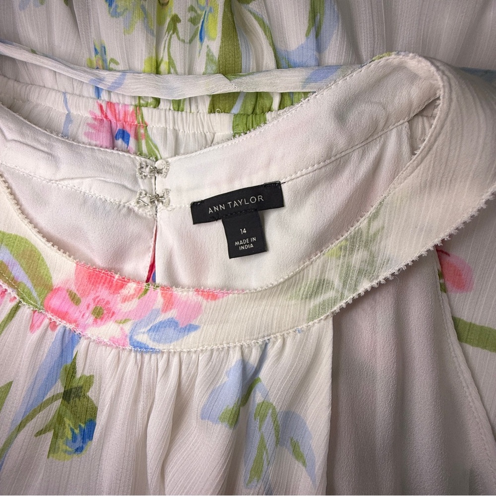 Ann Taylor Floral Midi Dress